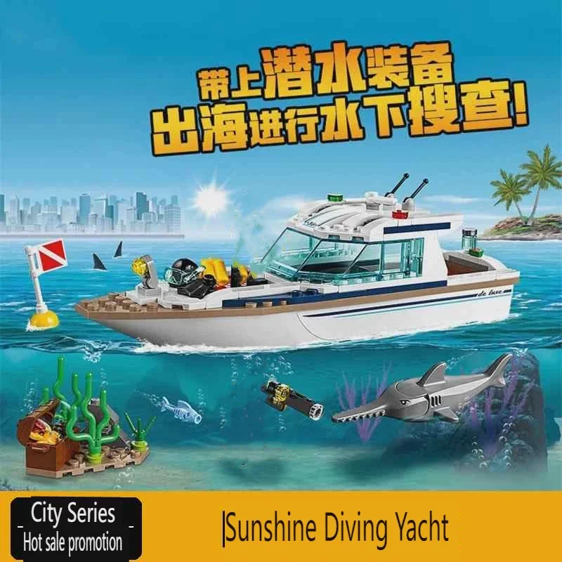 Model Kit Yacht - City Series 60221 Sunshine Diving Yacht